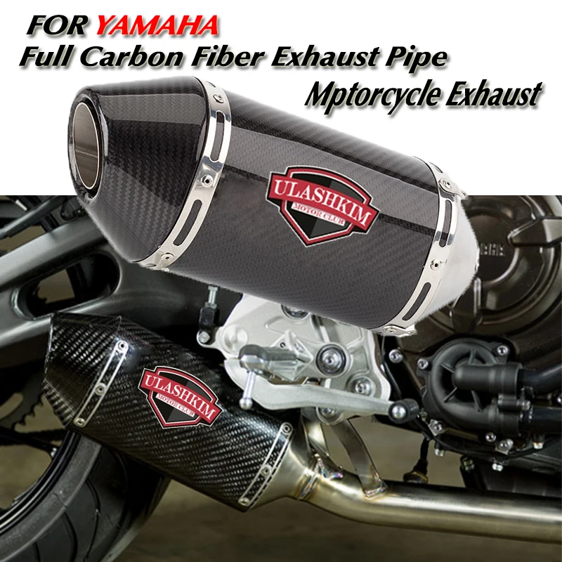

S1000R Am Ryker Grom Guzzi V85 Triumph Bonneville Speed Twin CB300R выхлопной глушитель из углеродного волокна Escape XG500 Ducati 959 Panig