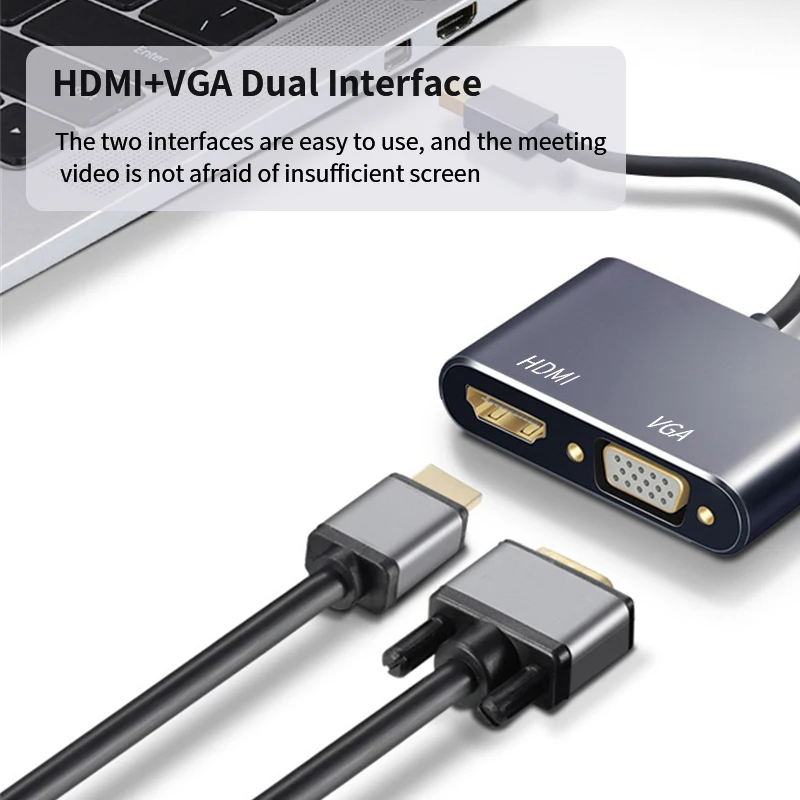 4K Mini Displayport DP к HDMI-совместимый кабель-адаптер HD 1080P VGA конвертер для Apple MacBook Air Pro