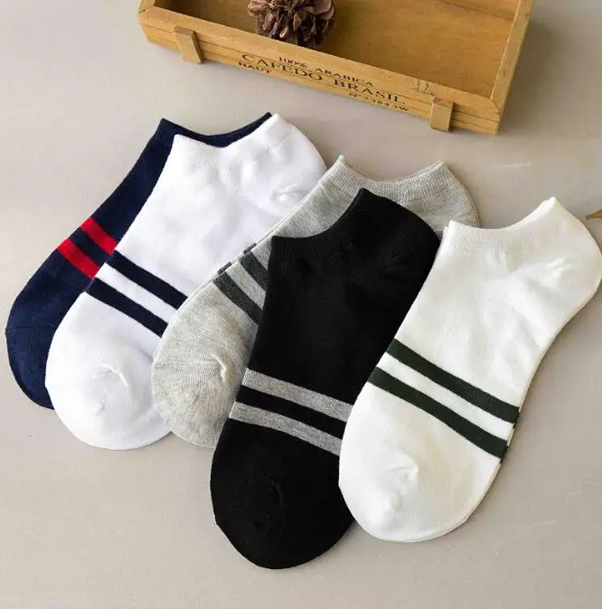 

2022 New Winter 5 Pairs Cotton Socks Men Casual Breathable Spring Male Crew Socks