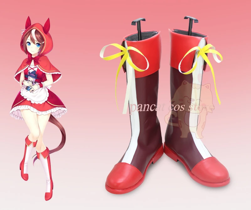 

Pretty Derby Tokai Teio Cosplay Shoes Comic Anime Game Cos Long Boots Cosplay Costume Prop Shoes for Con Halloween Party