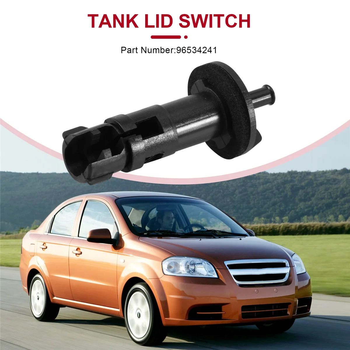 Для CHEVROLET Aveo 2004-2011 Защелка дверцы заливной горловины газового топливного бака