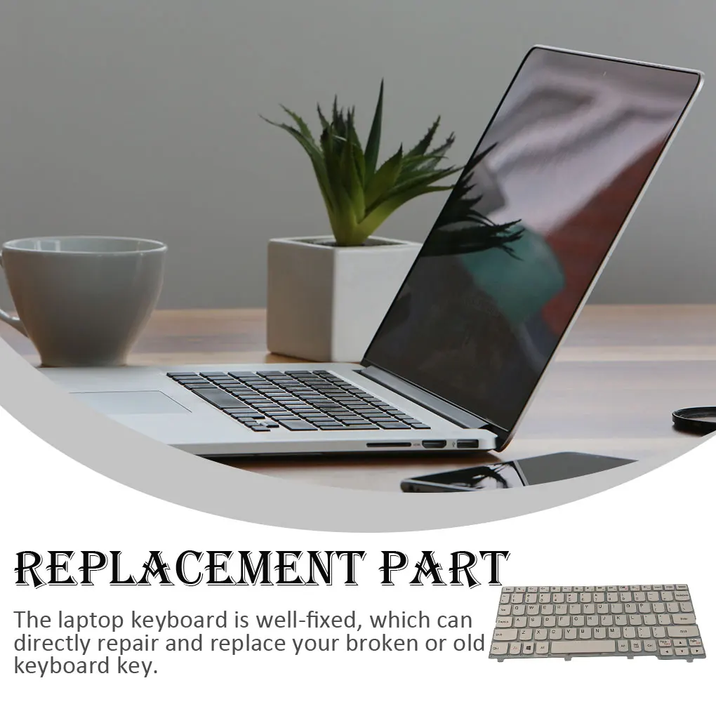 

Laptop Keyboard Fluent Typing Apparatus Notebook without Frame Replacing Parts Replacement for Ideapad 100S-11IBY