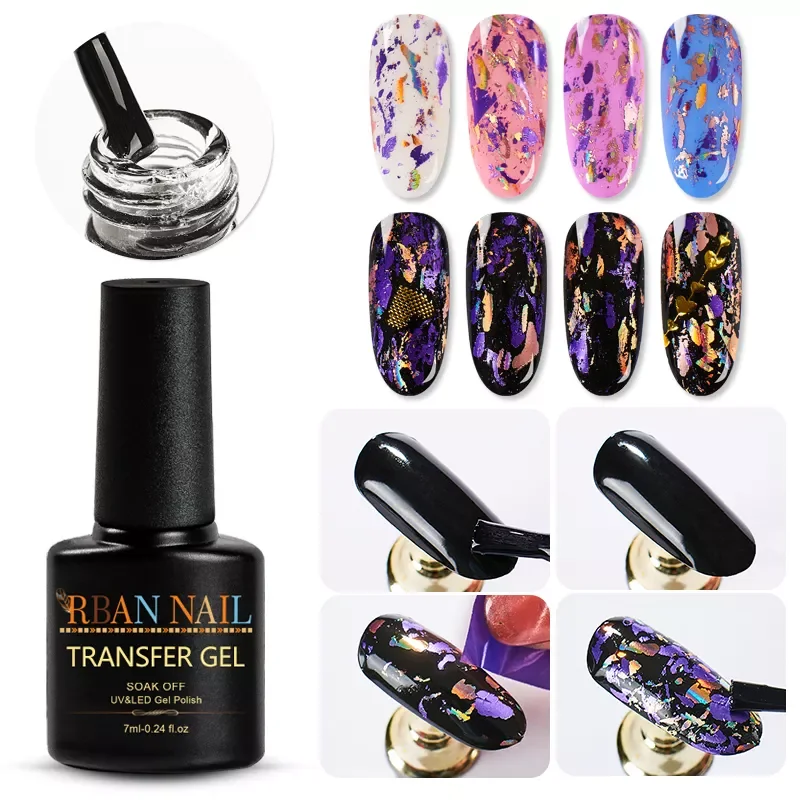 

7ML Nail Foil Adhesive Glue Starry Sky Sticker Transfer Glue Environmental Plant Nail Glue UV Gel Polish Manicure Accessories