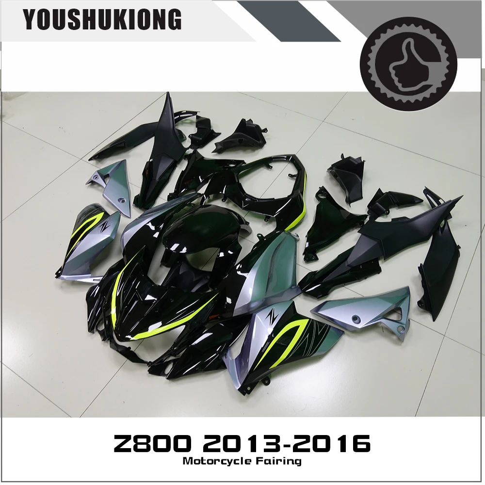 

Комплект обтекателей для кузова Z800 13-16 2013 2014 2015 2016 из высококачественного пластика ABS под давлением серебристо-серого цвета