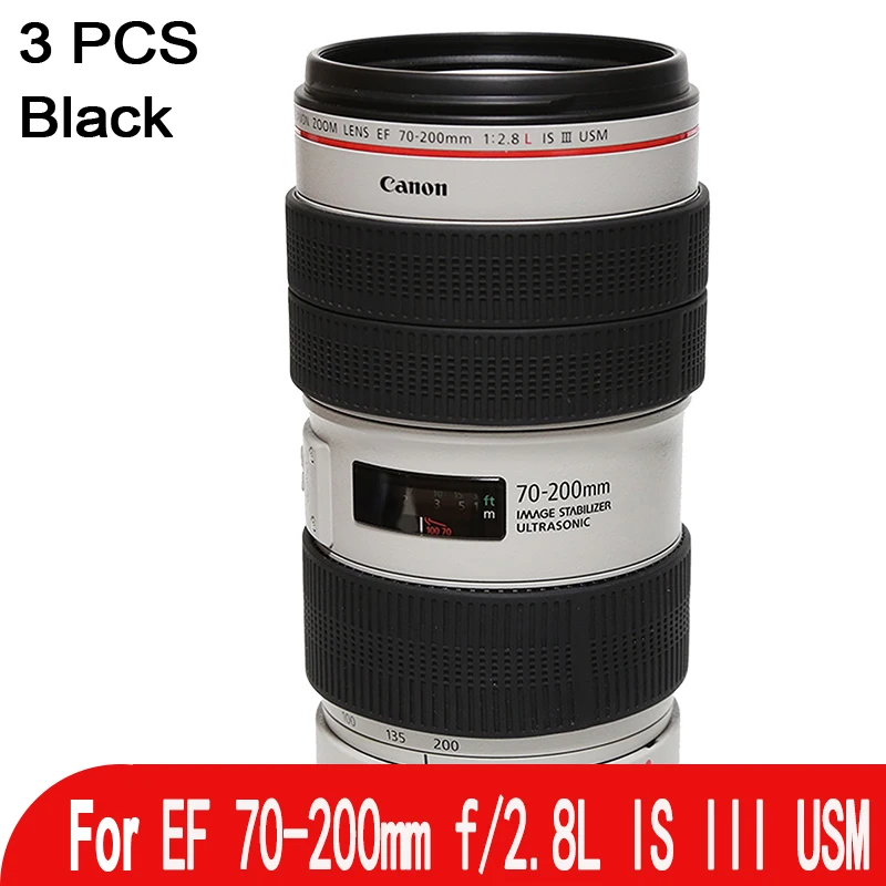 

Rubber Silicone Camera Lens Focus Zoom Ring Protector For Canon EF 70-200mm F/2.8L IS III USM DSLR SLR