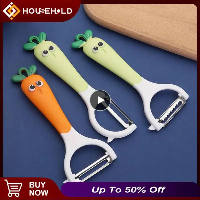 

Long Handle Peeler Fruit Slicer Kitchen Accessories Carrots Peeling And Slicing Household Kitchen Tools Sharp Potato Home Peeler