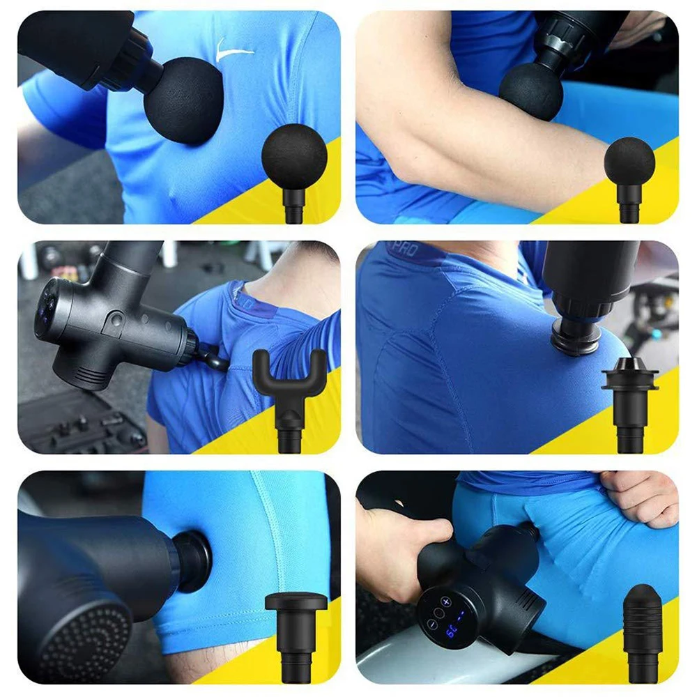 Массажер глубокой мышцы высокой частоты для фасции, лечение боли в теле, тренировка, расслабление, похудение, формирование.