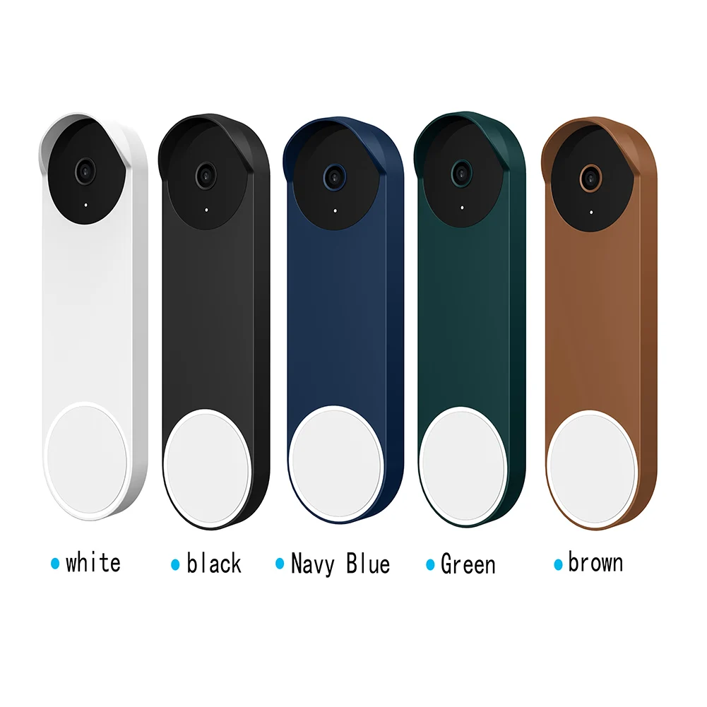 

For Google Nest Doobell Smart Video Doorbell Waterproof and Shockproof Silicone Protective Cover Doorbell Accessories