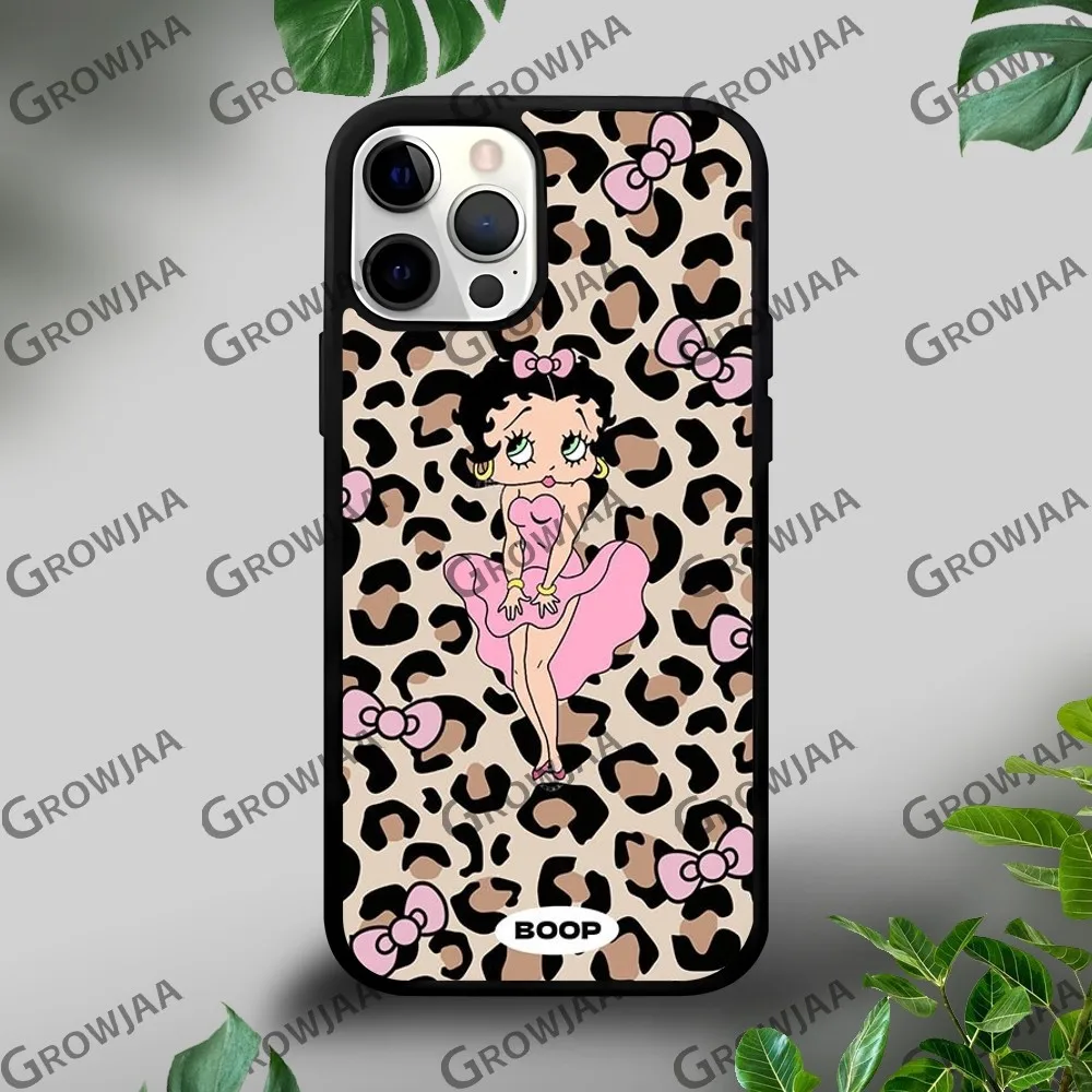 Чехол для телефона B-bet-tY-Cute-BooP iPhone 16 15 14 13 12 11 Pro Xs Max Mini Plus Celulares Hard Funda