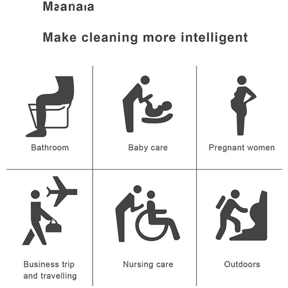 Электрический опрыскиватель для биде женский очиститель интимных частей