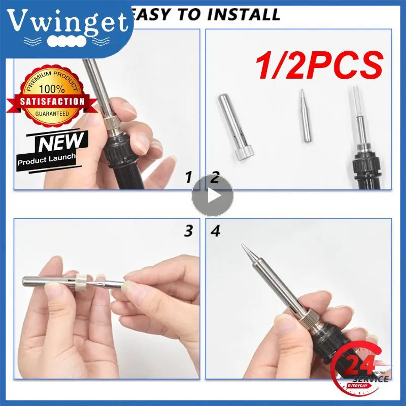 

1/2 шт. Электрический паяльник для пайки 220 В с регулируемой температурой с автоматическим подогревом, портативные мини-инструменты для сварки и ремонта