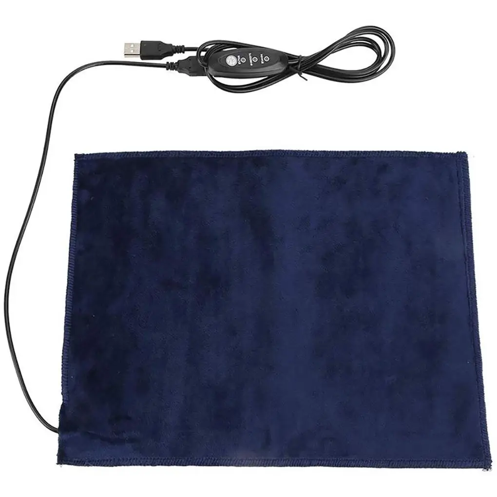 

5V USB Electric Heating Film Pad Thermal Carbon Fiber Far Infrared Heater Wrap Pet Warmer 2A USB Electric Cloth Heater Pad