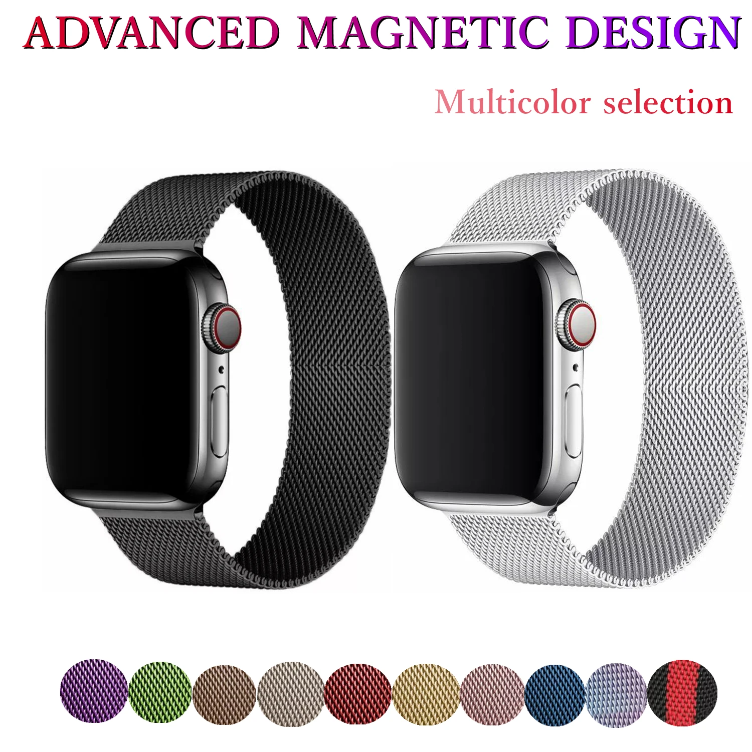 

Ремешок из нержавеющей стали для Apple Watch Band 6 44 мм 40 мм 38 мм 42 мм, металлический спортивный браслет для IWatch Series 6 SE 5 4 3 2, женский браслет