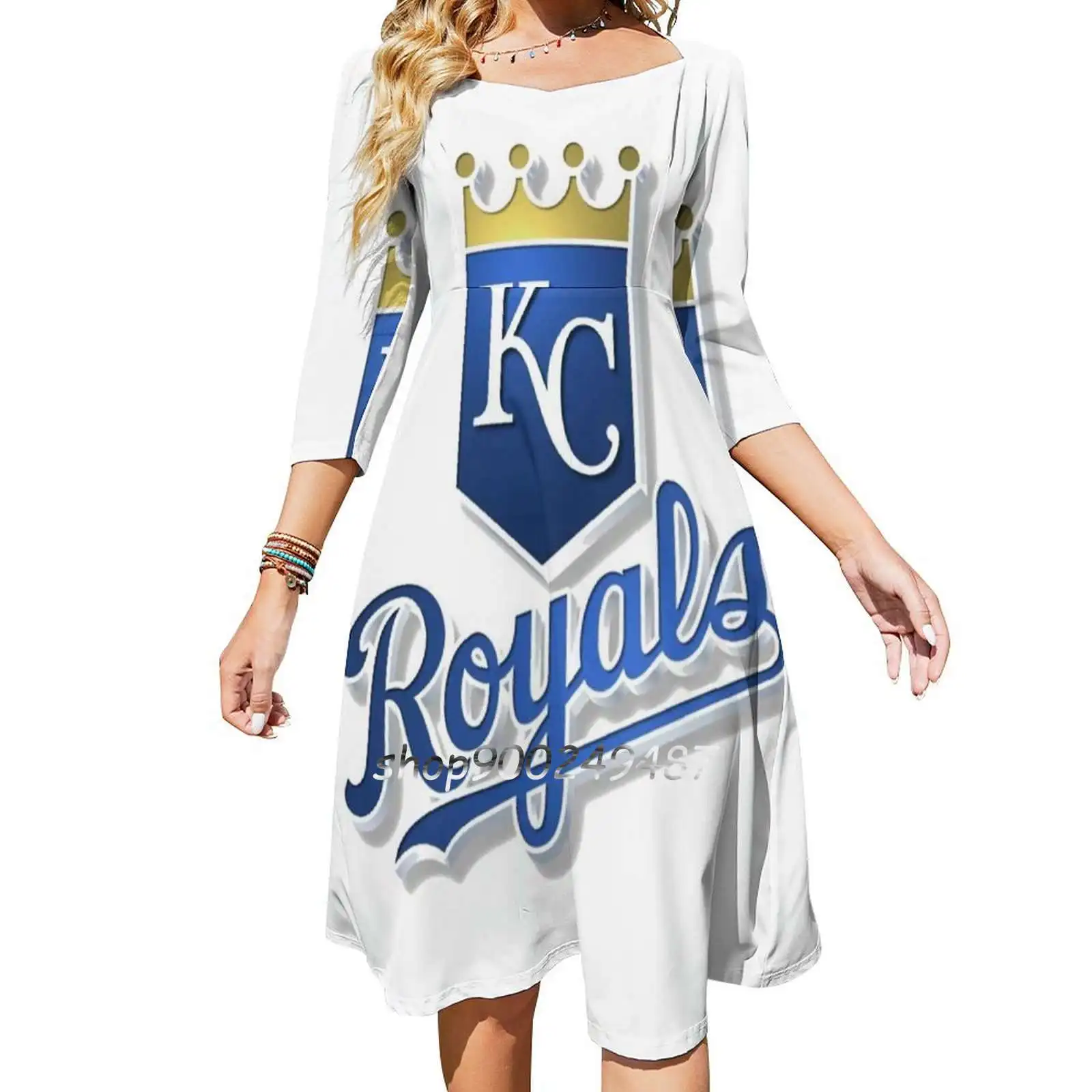 Платье Kc Royals с квадратным вырезом, новинка, элегантное женское облегающее платье, Kc Royals, цитаты, забавный фильм, музыка, фильм, тайграфия
