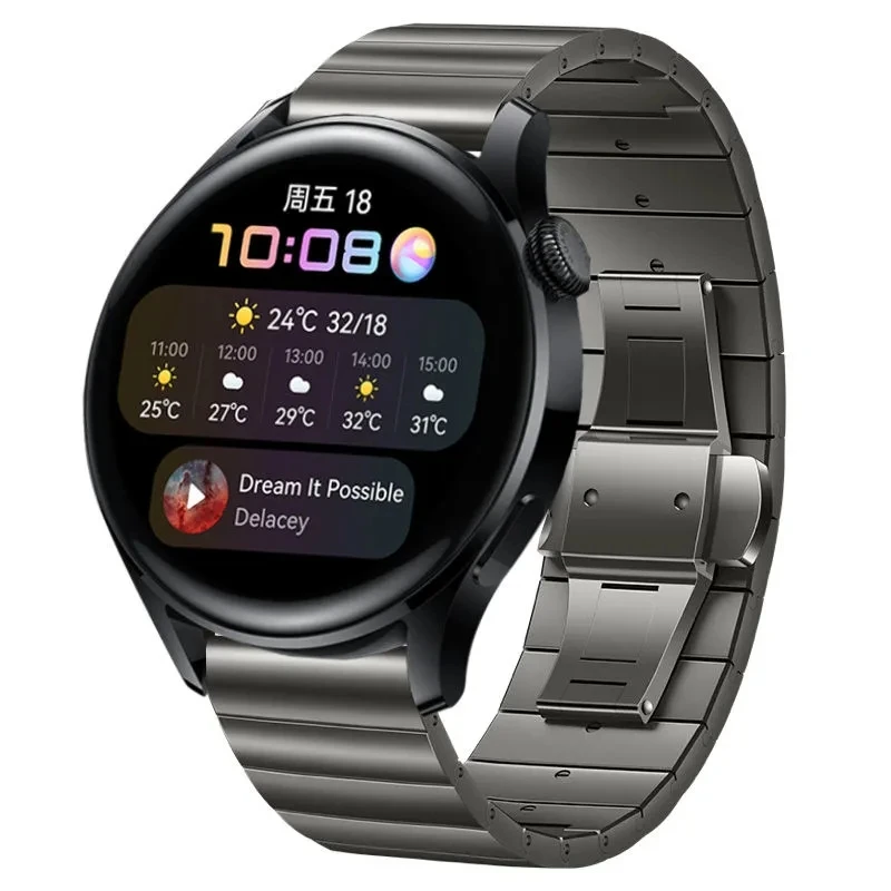 Huawei Original 22mm Grey Strap for Huawei GT3 46mm Stainless Steel Watchband for Huawei GT Runner GT2 pro Watch 3 /3Pro GT2e