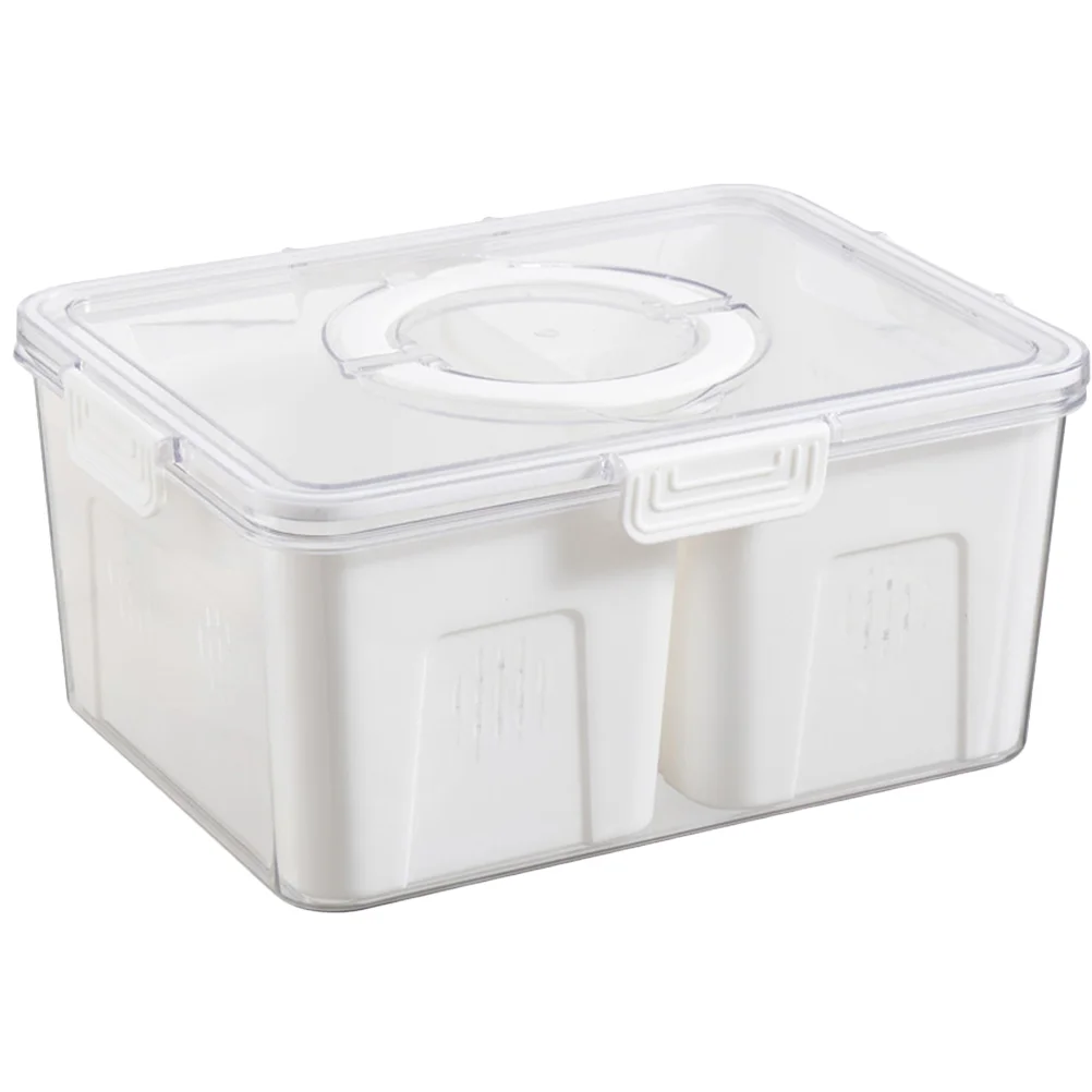 

Портативный контейнер для сохранения свежести фруктов и овощей, разделенный держатель, сливная коробка для хранения