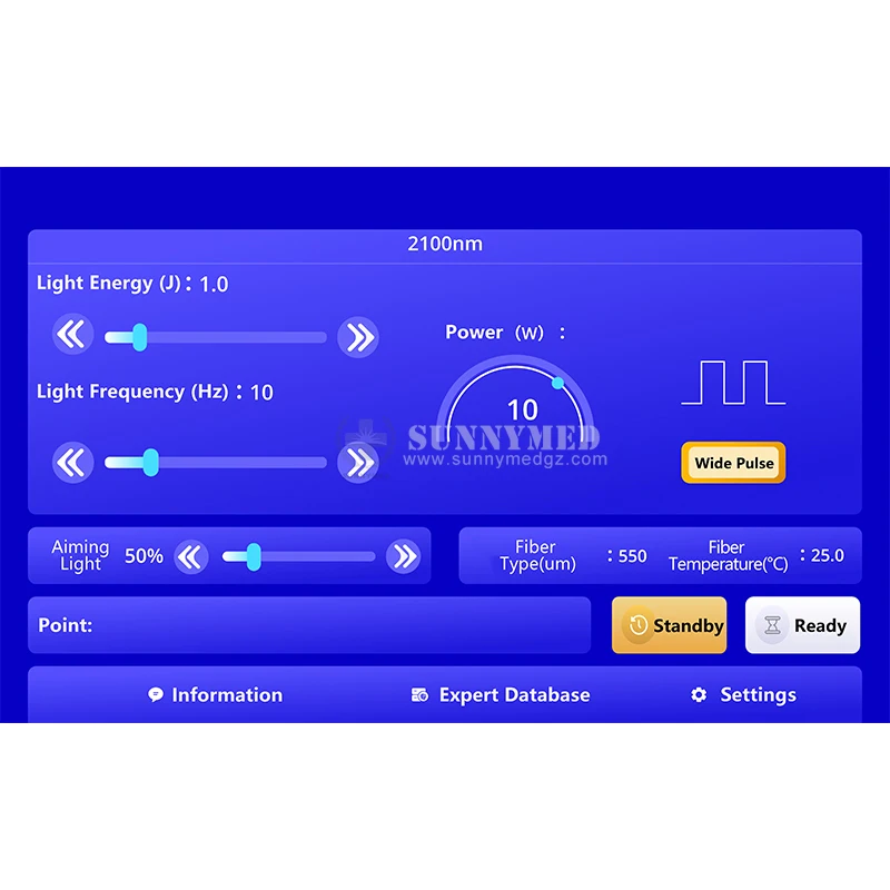 Фото SY-F3901-40W Ветеринарный лазер Holmium YAG Универсальный лазер Holmium для ветеринарной урологии и процедур мягких тканей №3