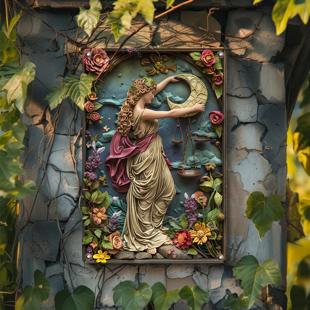 Металлический знак с дизайном карты Таро высокой священники — настенный декор