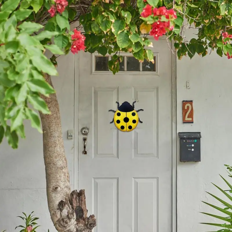 Украшения в виде божьей коровки красочная металлическая фигурка божья коровка