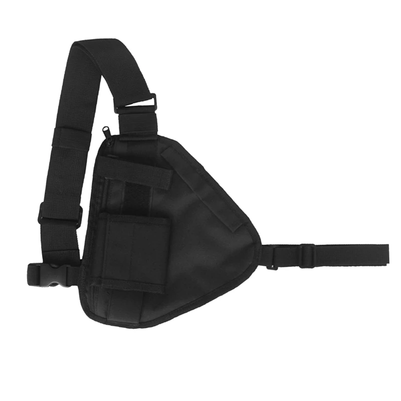 

Нагрудная сумка для радиоприемника, регулируемая сумка через плечо для раций, Охотничья военная сумка с ремешком, сумки спереди