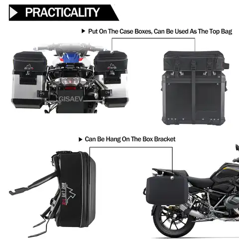 R1250GS сумка, верхняя сумка для BMW R1200GS R 1250 GS LC ADV 2013-2022 мотоциклетная сумка, водонепроницаемая верхняя сумка, сумки для багажа