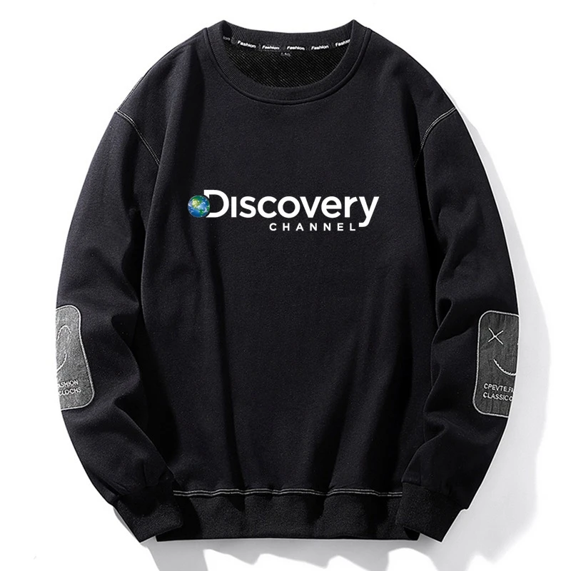 Discovery Channel Pullovers Luxury Brand Thom Classic Style Sweaters Males O-Neck Striped Clothing Warm Pullover Fashion