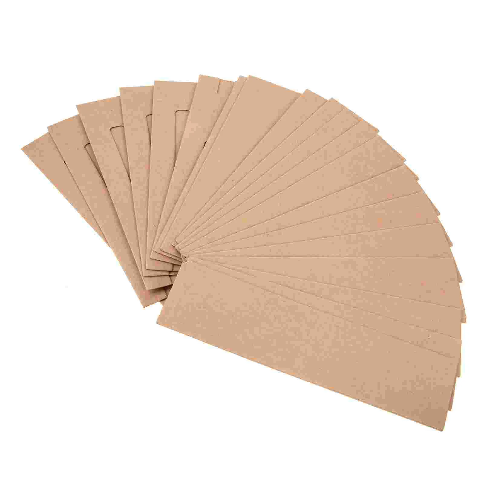 

20 Pcs Kraft Paper Pen Case Wrapping Bags Tubes Gift Single Packing Sleeve Pouch Holder Office Mechanical Pencils