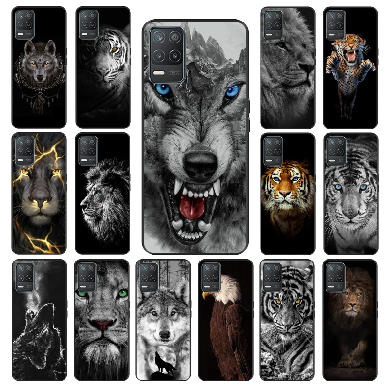 

Wolf Bird Lion Tiger Eagle Phone Case for OPPO Realme 8 7 6 6Pro 7Pro 8Pro 6i 5i Realme C3 C21 C21Y C11 C15 C20 C25 X3 SuperZoom