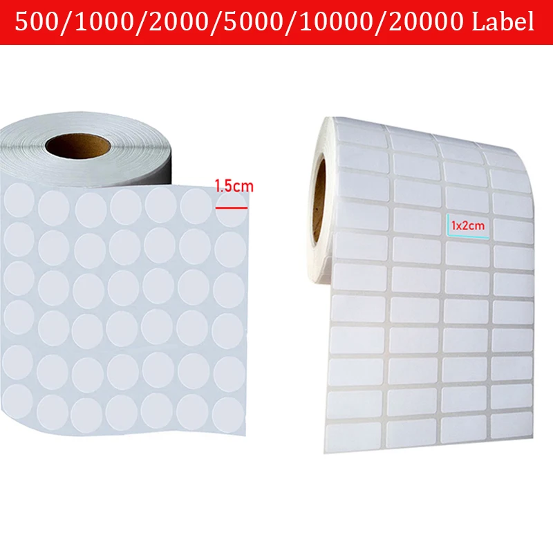 

500 1000 sheet square round Classification Label stickers Diamond Painting Tools Diamond Distinguish Storage box Sticker hot