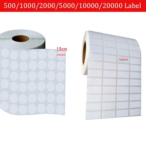 500 лист, квадратная и круглая наклейка для классификации этикеток, 1000