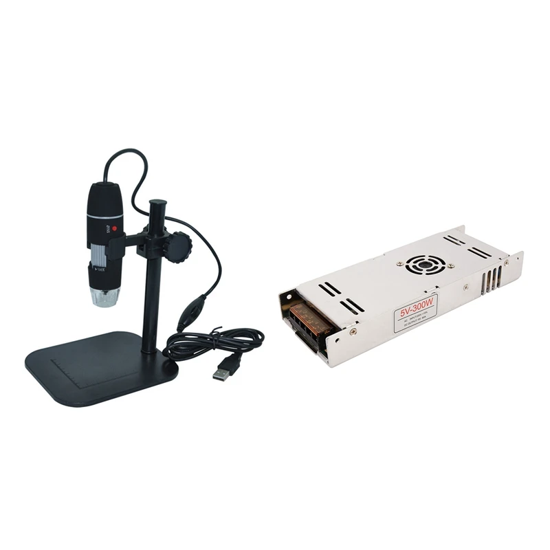 

Digital USB Microscope 50X-500X Electronic Microscope 5MP & 5V 60A Ultra-Thin Switching Power Supply Communication