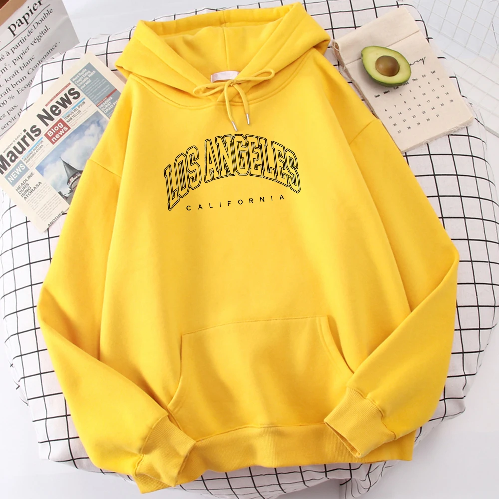 

Los Angeles California Letter Print Hoodies Mens Harajuku Pocket Sweatshirt Sport Warm Sportswears Vintage Fleece Hoodie For Men