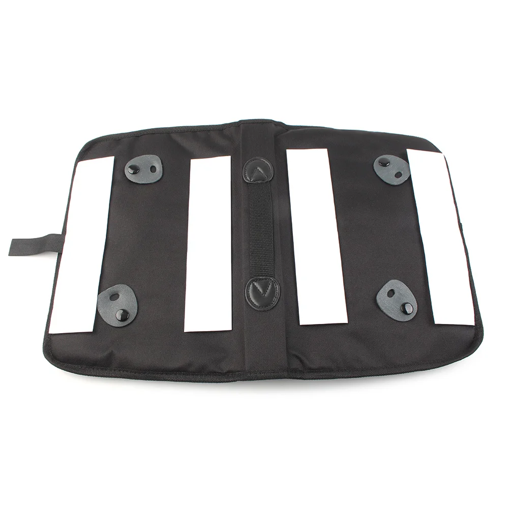 Черная сумка-органайзер с крышкой Motorcycle Tour Pak Pack для Harley Ultra Classic King Chopped