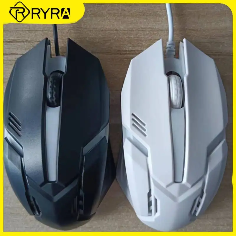 

RYRA USB Wired Mouse Backlight 1.2 M Gaming Mice 1600DPI 20G Optical Mouse Colorful Luminous Laptop Computer Office Accessories