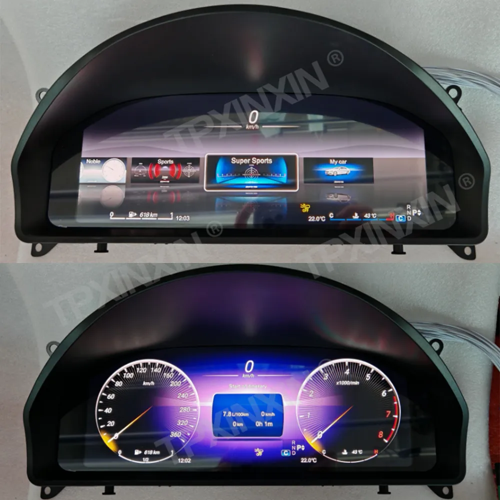 Полный ЖК-прибор для Mercedes Benz GLK 2008-2015 виртуальный кластер вождения цифровая