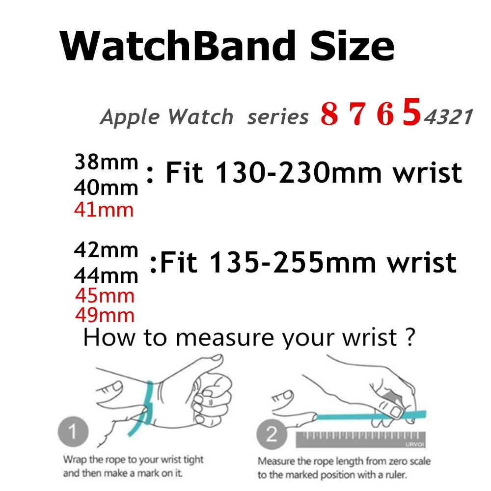 Milanese Loop Strap For Apple watch Band 44mm 40mm 38mm 42mm correa bracelet iWatch serie Ultra 8 7 4 3 SE 6 45 41mm 49mm Band