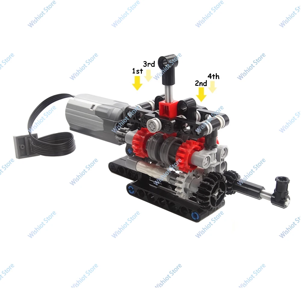 MOC 4/6-скоростная коробка передач V16 Двигатель с механической коробкой Модель M
