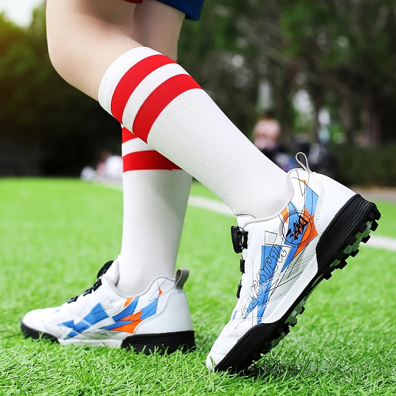 Hot Selling Children's Soccer Shoes Cheap Soccer Cleats Training Soccer Boots Children's Boys Futsal Sod Non-Slip Sneakers 28-39