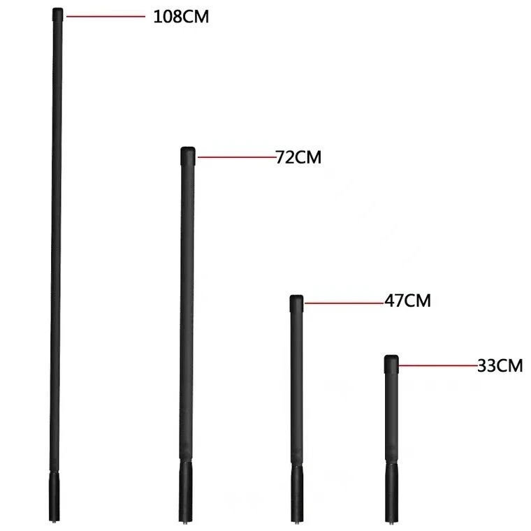 108CM SMA-Female Dual Band 144/430Mhz Foldable CS Tactical Antenna For Baofeng UV-82 UV-5R BF-888S Plus Walkie Talkie Ham Radio