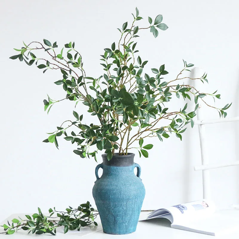 Tenuifolia Ficus-rama de árbol de lujo para decoración de flores falsas para...