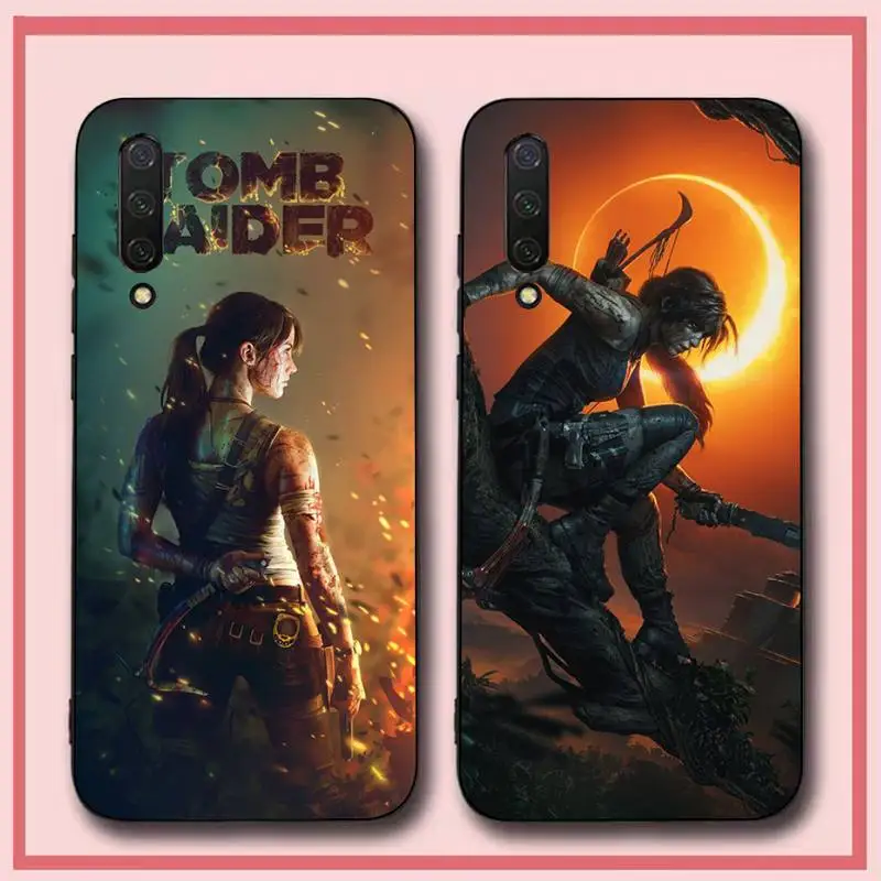 

Tomb Raider Phone Case for Xiaomi mi 5 6 8 9 10 lite pro SE Mix 2s 3 F1 Max2 3