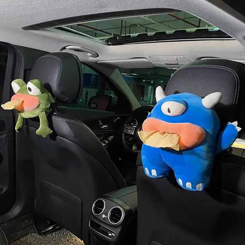 

Plush Animals Tissue Box Sausage Mouth Tissue Cover Paper Holder Cute Cartoon Napkin Tissue Paper Holder Cute Frog Sausage Mouth
