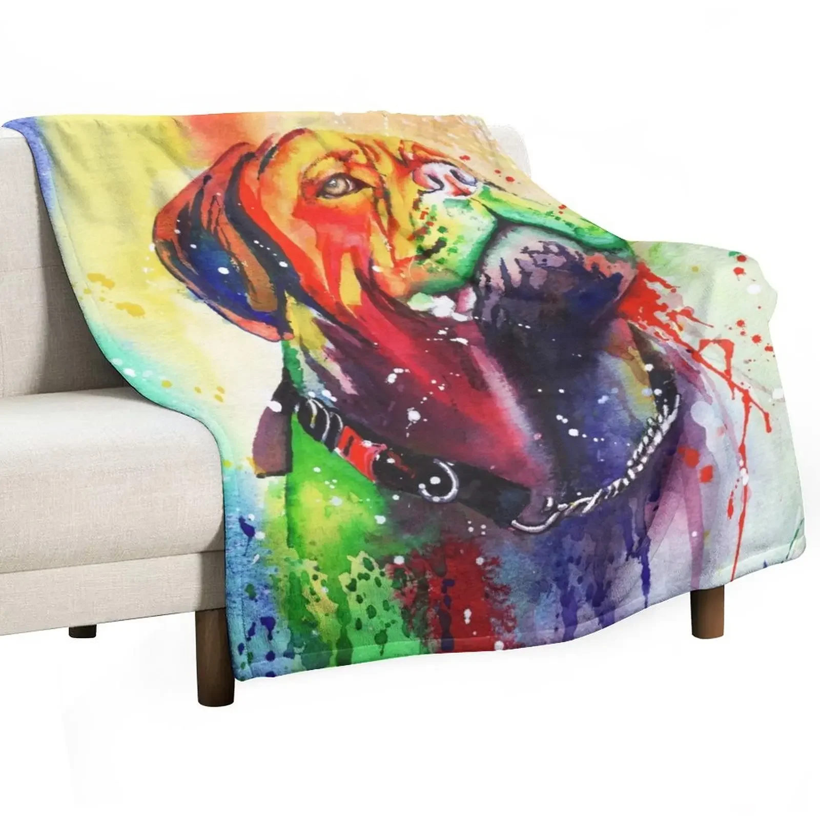 Slobber Chops Dogue de Бордо mastiff плед одеяло мягкая фотография веселые детские одеяла