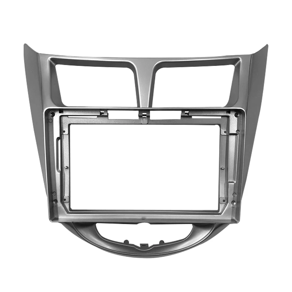 2 Din 9-дюймовый автомобильный радиоприемник DVD GPS Mp5 пластиковая панель Рамка для