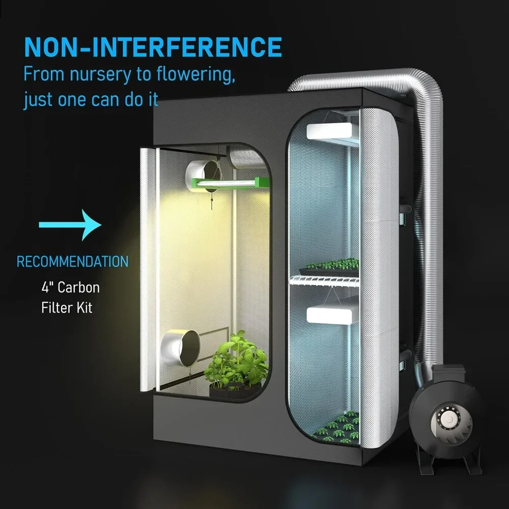 Растущие палатки майларовый холст светоотражающая коробка для комнаты дом лож