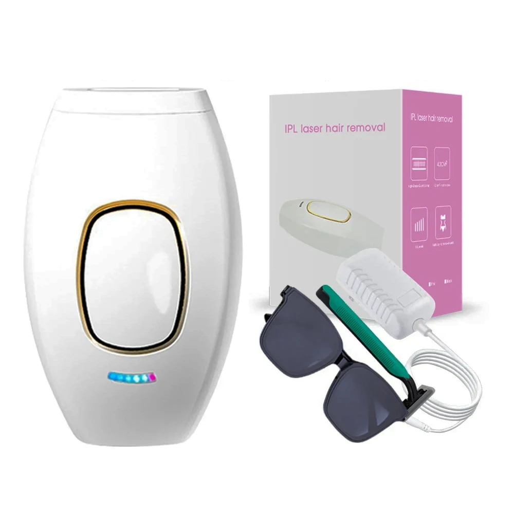 

Эпилятор для удаления волос IPL для женщин, Эпилятор с 500000 вспышками, устройство для удаления волос, машинка для бритья, эпилятор для лица, Женская бритва