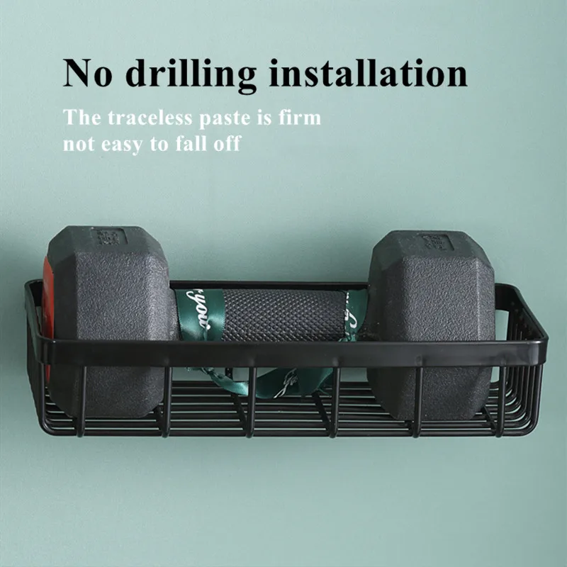 Полка Настенная для ванной комнаты кухонный органайзер хранения без сверления