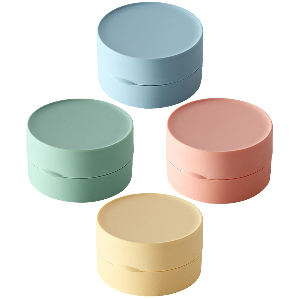 

Soap Box Container Holder Casedish Barbathroom Saver Sponge Bath Slotted Boxes Savers Leakproof Dishes Round Drainer Pan