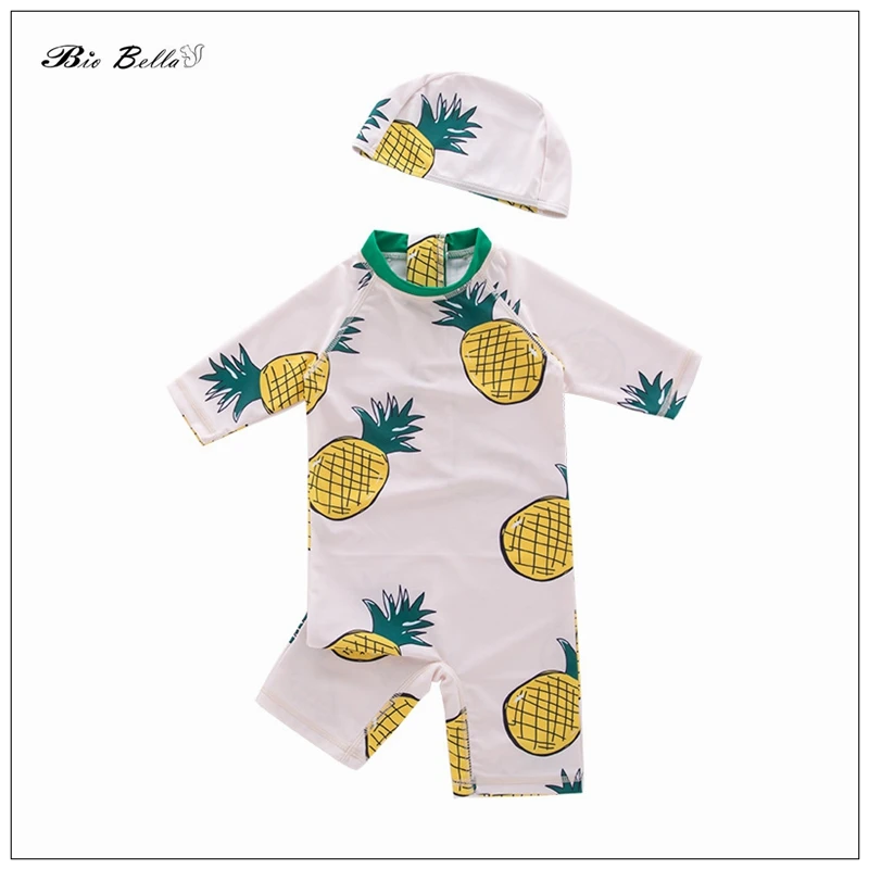 

Купальник Детский Быстросохнущий с длинными рукавами, на возраст 1-6 лет