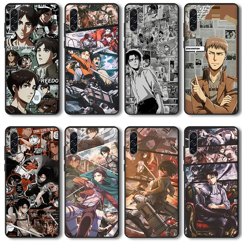 

Anime Giant Eren Rivaill Phone Case For Realme 8 V15 V13 V5 V3 X XT X2 GT Neo X7 X50 Q2 Q3 Pro Ultra Case Original Cover